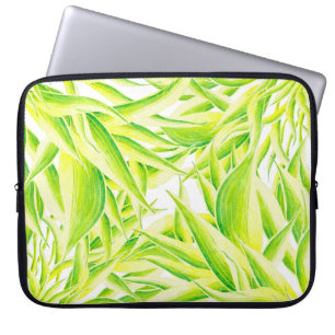 Zebra Iris on a Laptop Sleeve