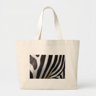 Zebra jumbo tote. large tote bag
