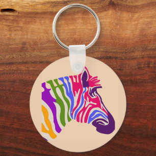 Zebra Keychain