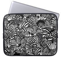 Zebra Laptop Sleeve Case