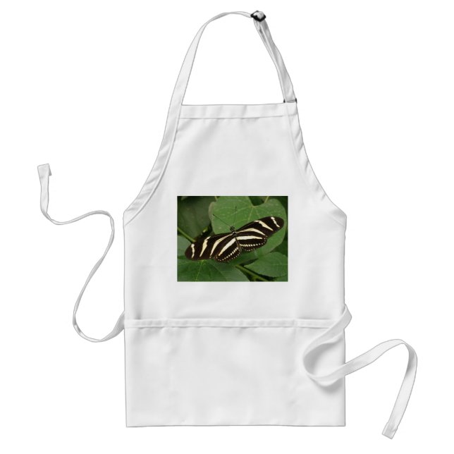 Zebra Longwing Butterfly Apron (Front)