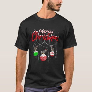 Zebra Lover Xmas Decoration Santa Zebra Christmas T-Shirt