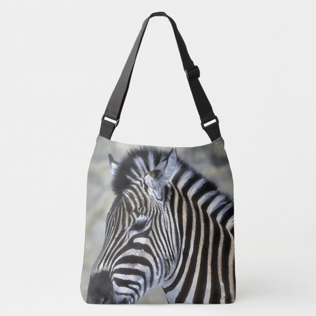Zebra Lovers Crossbody Bag (Front)
