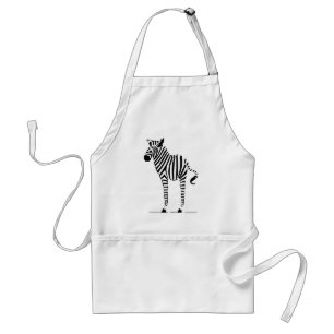 Zebra Lovers Gifts Standard Apron