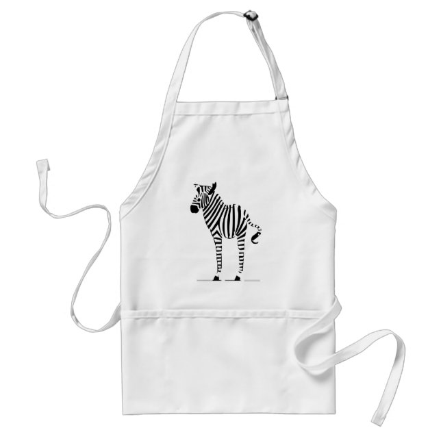 Zebra Lovers Gifts Standard Apron (Front)