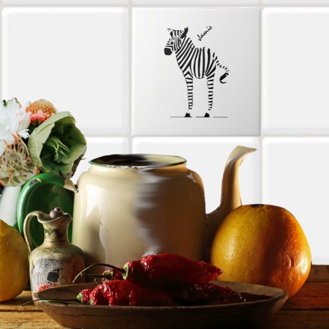 Zebra Lovers Gifts Tile (Creator Uploaded)