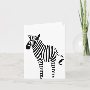 Zebra Lovers Thank You or Note Cards