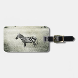 Zebra Luggage Tag