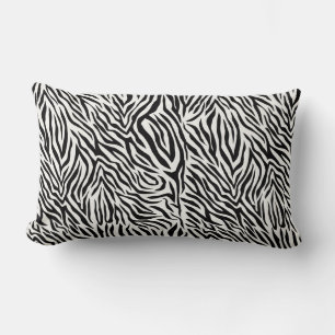 Zebra Lumbar Pillow 13" x 21"