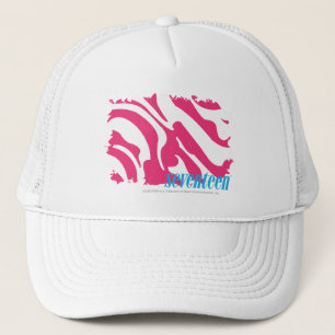 Zebra Magenta 3 Trucker Hat