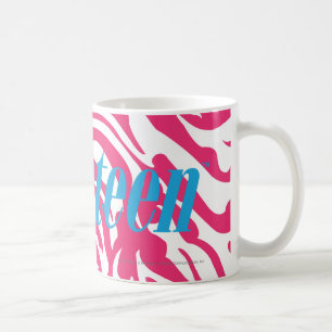 Zebra Magenta Coffee Mug