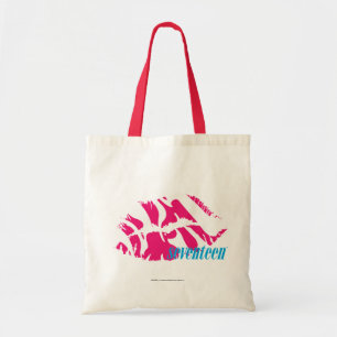 Zebra Magenta Tote Bag