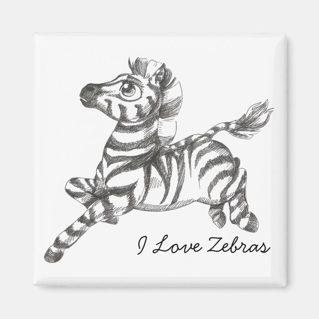 Zebra Magnet (Front)