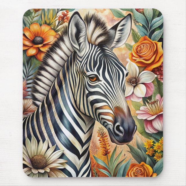 Zebra Mouse Pad (Front)