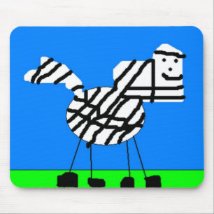 Zebra Mouse Pad