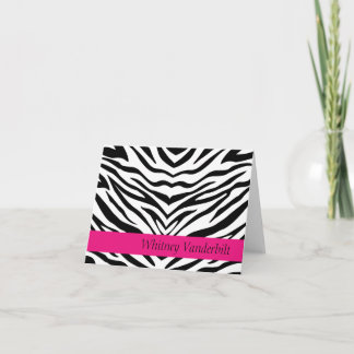 Zebra Note Cards
