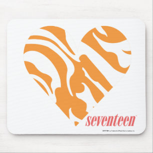 Zebra Orange 2 Mouse Pad