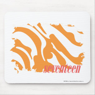 Zebra Orange 4 Mouse Pad
