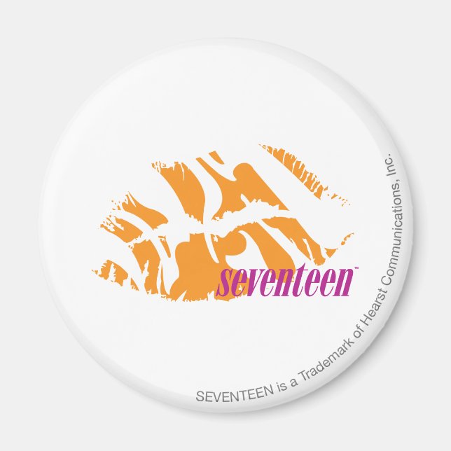 Zebra Orange Magnet (Front)