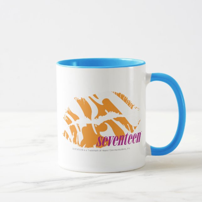 Zebra Orange Mug (Right)