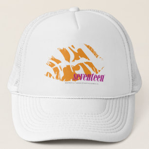 Zebra Orange Trucker Hat