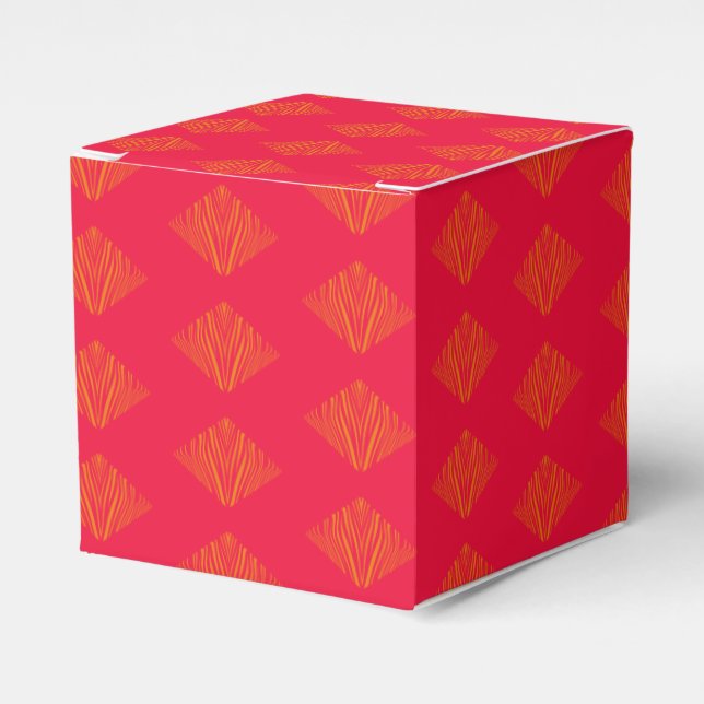 Zebra Ornamental Favour Box (Front Side)