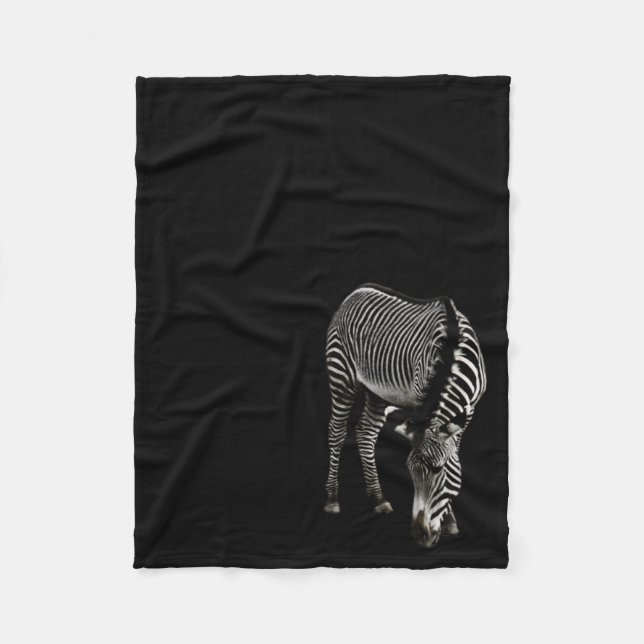 Zebra P4435 Fleece Blanket (Front)