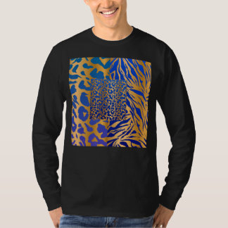 Zebra Panther Cheetah Animal Safari Print T-Shirt