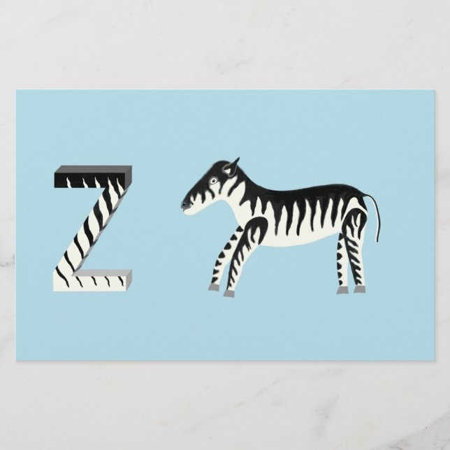 Zebra Paper (Front)