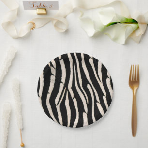 Zebra: Paper Plate