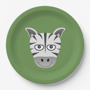 Zebra Paper Plate