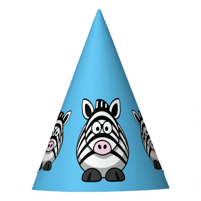 Zebra Party Hat (Front)