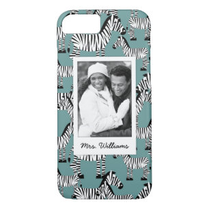 Zebra Pattern   Add Your Photo & Name Case-Mate iPhone Case