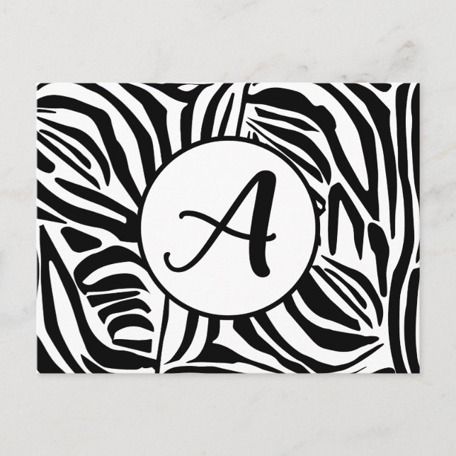 Zebra Pattern Advice Card (Front)