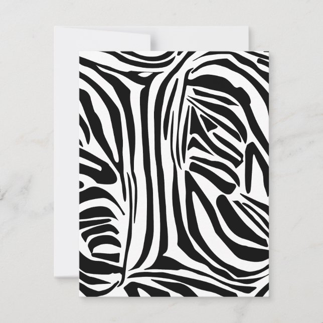 Zebra pattern announcement (Front)
