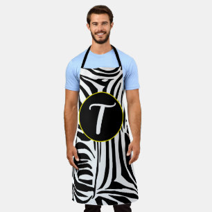 Zebra Pattern Apron