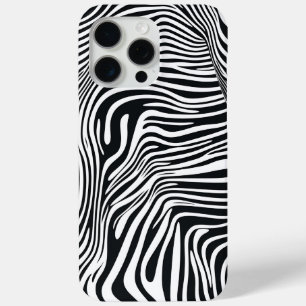 Zebra pattern black and white 🦓 iPhone 15 pro max case