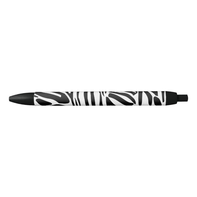 Zebra pattern black ink pen (Front)
