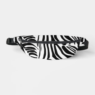 Zebra pattern bum bags