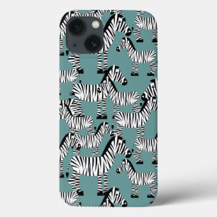 Zebra Pattern iPhone 13 Case
