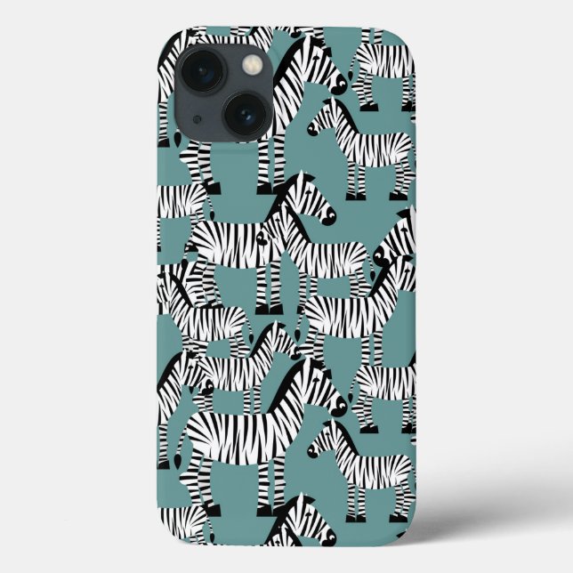 Zebra Pattern Case-Mate iPhone Case (Back)