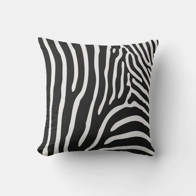 Zebra Pattern Cushion (Front)