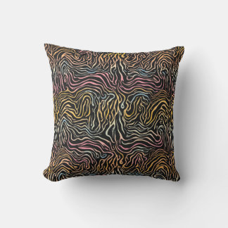 Zebra pattern cushion