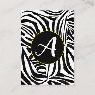 Zebra Pattern Enclosure Card