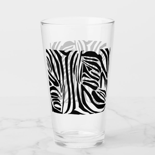 Zebra pattern glass (Front)
