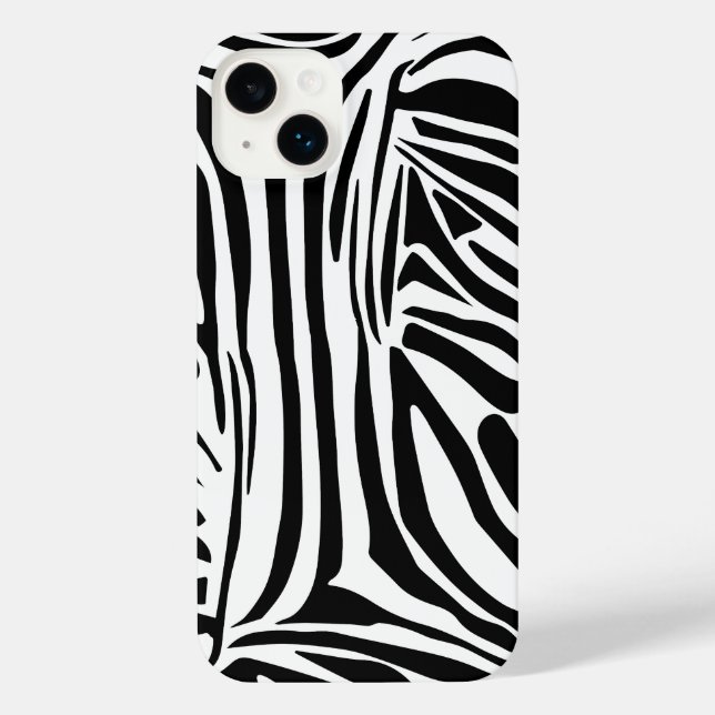 Zebra pattern iPhone case (Back)
