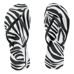 Zebra pattern jandals