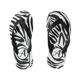 Zebra Pattern Kid's Jandals