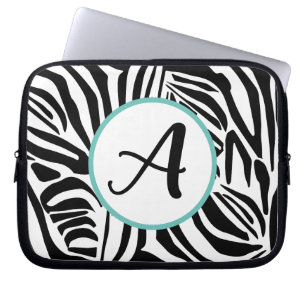 Zebra Pattern Laptop Sleeve