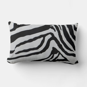 Zebra pattern lumbar cushion